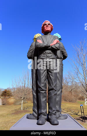 Andy Warhol sculpture Long Island New York Stock Photo