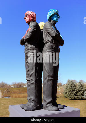 Andy Warhol sculpture Long Island New York Stock Photo