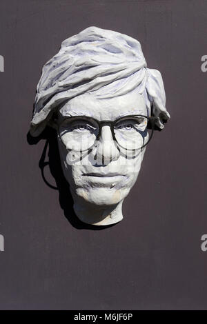 Andy Warhol sculpture Long Island New York Stock Photo