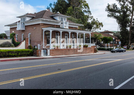 Egan House, an historic landmark situated on Camino Capistrano in the city of San Juan Capistrano, California, USA. Stock Photo