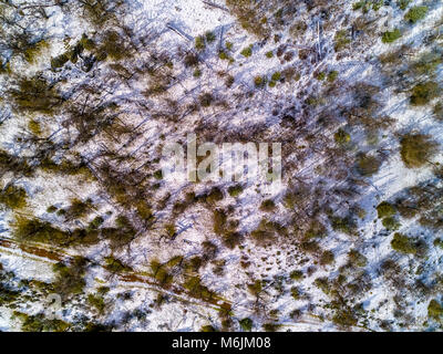 A rare dusting of snow out on Mines Road, near Livermore, Ca. Stock Photo