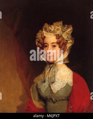 Louisa Catherine Johnson Adams 1823, Stuart, Gilbert, 1823. Stock Photo