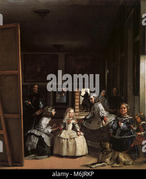 The Meninas', painting by Diego Velazquez Stock Photo - Alamy