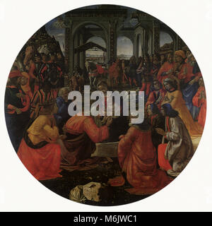 Domenico Ghirlandaio - Adoration of the Magi Stock Photo - Alamy