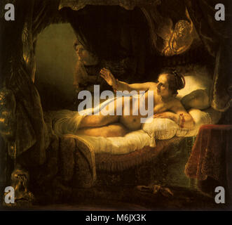 Danaë, Painting by Rembrandt Stock Photo - Alamy