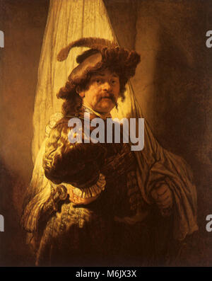 The Standard-Bearer, Rembrandt, Harmensz van Rijn, 1636. Stock Photo