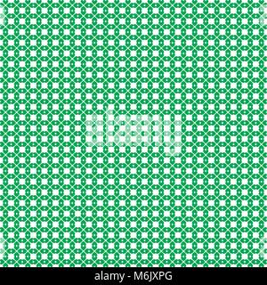 St Patricks Day seamless wallpaper with shamrocks clover print on white background. Vector illustration, template for greeting card, invitation, banne Stock Vector