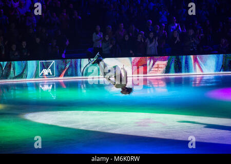 Zürich, Switzerland, 04 March 2018 - Art on Ice, On show at Hallenstadion Credit: Ludovica Bastianini/Alamy Live News Stock Photo