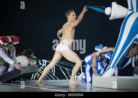 Zürich, Switzerland, 04 March 2018 - Art on Ice, On show at Hallenstadion Credit: Ludovica Bastianini/Alamy Live News Stock Photo