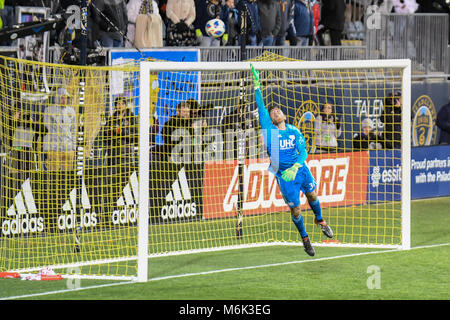 The Philadelphia Union professional football soccer team and players versus  Deportivo Saprissa during the CONCACAF Champions League Stock Photo - Alamy