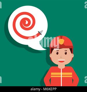 people worker profession card Stock Vector