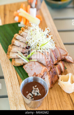 chinese bbq pork and crispy pork Stock Photo