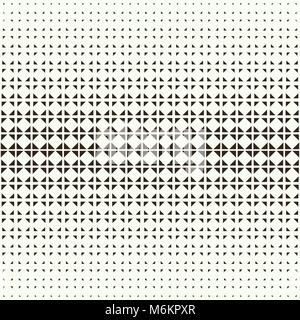 Seamless pattern. Abstract halftone background. Modern stylish texture. Repeating grid with triangles of the different size. Vector element graphic de Stock Vector