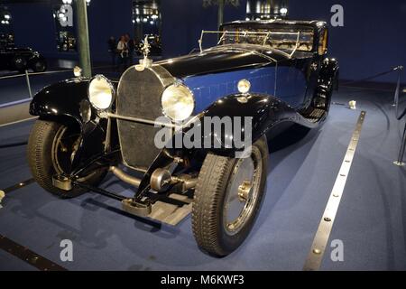 A Bugatti Royale Coupe Napoleon is exhibited at the car collection of the museum Cité de l'Automobile in Mulhouse. | usage worldwide Stock Photo
