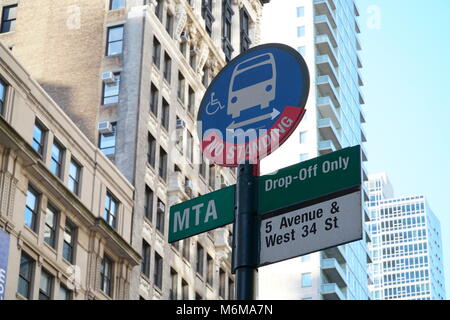 Taxi and Public MTA M96 bus crossing Central Park, New York City, 2011 ...