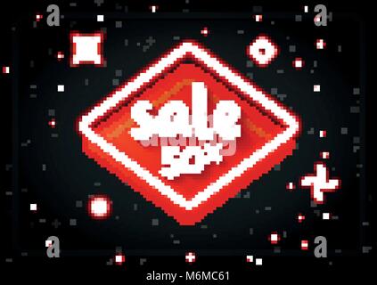 Promo banner geometric vector bubble Stock Vector