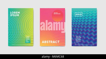 Bright color abstract pattern background Stock Vector