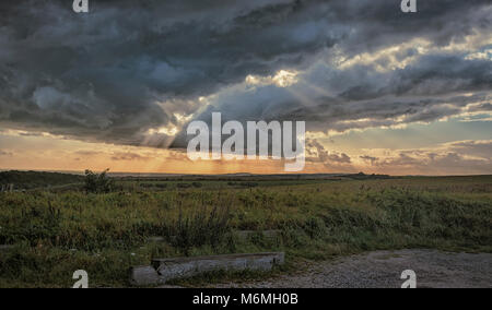 Stormy Sky above Sweet Hill, Brighton and Hove, East Sussex Stock Photo