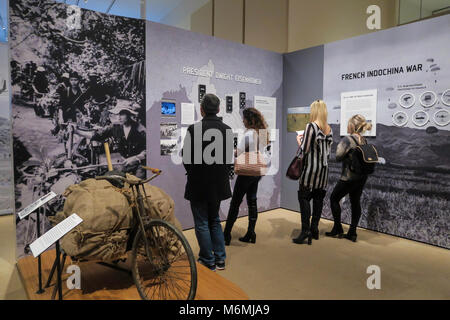 The Vietnam War: 1945 – 1975 Exhibition at the New-York Historical Society, Upper West Side, NYC, USA Stock Photo