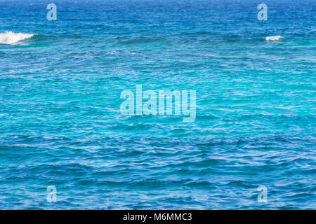 Abstract blue water background. Sea, ocean turquoise blue water. Stock Photo