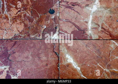 Marble tiled floor Stock Photo