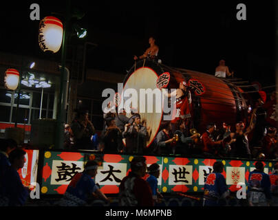 Festival of 'Nebuta Matsuri' in Aomori (Japan) Stock Photo