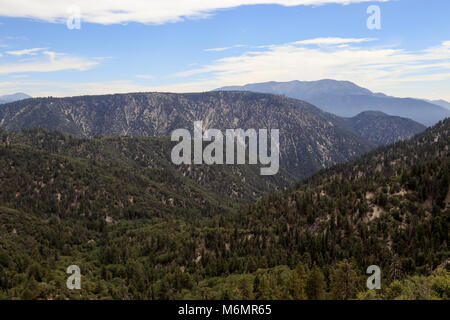 A vewi of San Bernarnino National Forest, Big Bear California Stock Photo