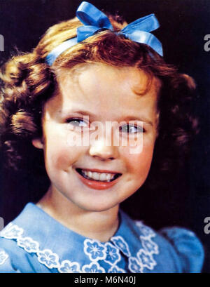 SHIRLEY TEMPLE (1928-2014) American film actress about 1935 Stock Photo