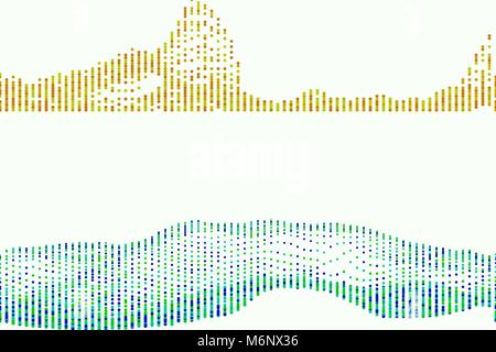 Modern geometrical circles or ellipses background pattern abstract. Vector illustration graphic. Stock Vector