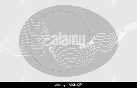 Simple elegant modern easter background with grey copy space. Stock Vector