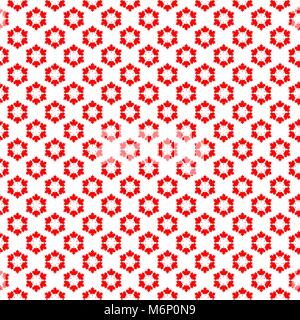 Abstract Canadian backgrounds. Seamless pattern from repeating maple leaves, vector illustration. Stock Vector