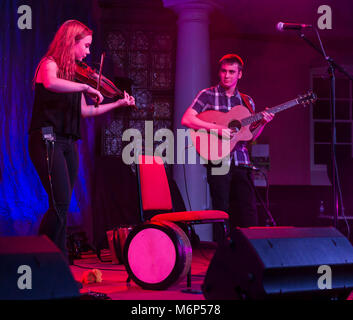 Kelso Folk Festival 2017 - Northern Company, award winning young group Stock Photo