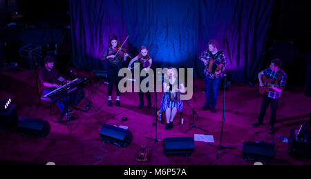 Kelso Folk Festival 2017 - Northern Company, award winning young group Stock Photo