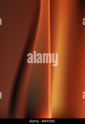 Abstract silken brown background with smooth and flowing lines Stock Vector