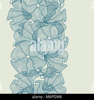 Hand drawn seamless floral pattern Stock Vector