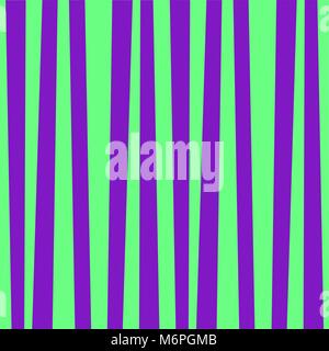Cute pattern banner with green and violet vertical stripes. Vintage retro stripes design. Creative vertical banner. Vector illustration for design, ba Stock Vector