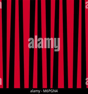 Red and black vertical striped background. Fashioned pattern. Vintage retro stripes design. Creative vertical banner. Vector illustration for design,  Stock Vector