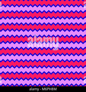 Trendy seamless zig zag pattern, vector illustration. Creative, luxury gradient purple, violet and blue colored zigzag. Stock Vector