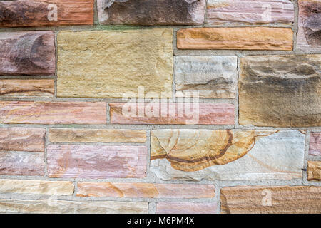 Textured stone wall surface Stock Photo