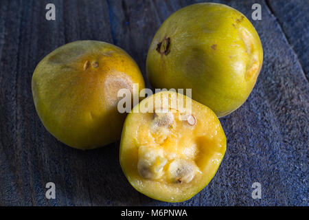 araza fruit closeup in Ecuador Stock Photo