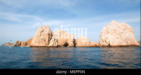 Lands End as seen from the Pacific Ocean at Cabo San Lucas in Baja California Mexico BCS Stock Photo