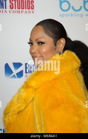 Beverly Hills, USA. 04th Mar, 2018. Garcelle Beauvais attends the Byron Allen's Oscar Gala viewing party to support the Children's Hospital Los Angeles at Beverly Wilshire Hotel on March 4, 2018 in Beverly Hills, California. Credit: The Photo Access/Alamy Live News Stock Photo