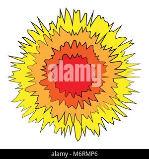 Burst Stock Vector