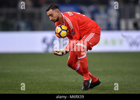 Gianluigi Donnarumma Milan   Roma 28-02-2018 Stadio Olimpico Football Calcio Coppa Italia 2017/2018 Lazio - Milan Foto Andrea Staccioli / Insidefoto Stock Photo