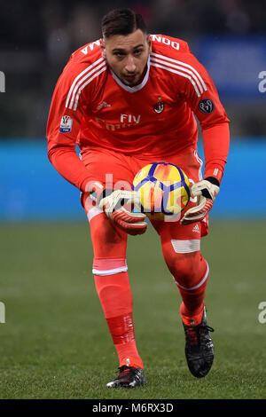 Gianluigi Donnarumma Milan   Roma 28-02-2018 Stadio Olimpico Football Calcio Coppa Italia 2017/2018 Lazio - Milan Foto Andrea Staccioli / Insidefoto Stock Photo