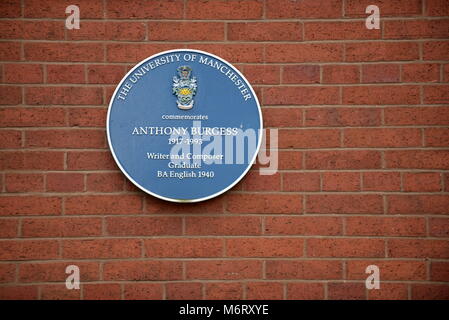 Anthony Burgess blue plaque