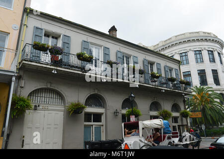 French Quarter in New Orleans, Louisana Stock Photo