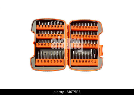 Black Orange Plastic Tool Box Front Stock Photo 2140549471