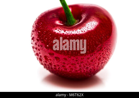 The cherries isolated on the white background Stock Photo