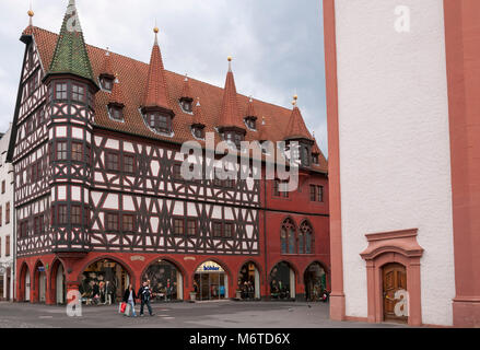 Altes Rathaus, Fulda, Hessen, Deutschland, Europa Stock Photo